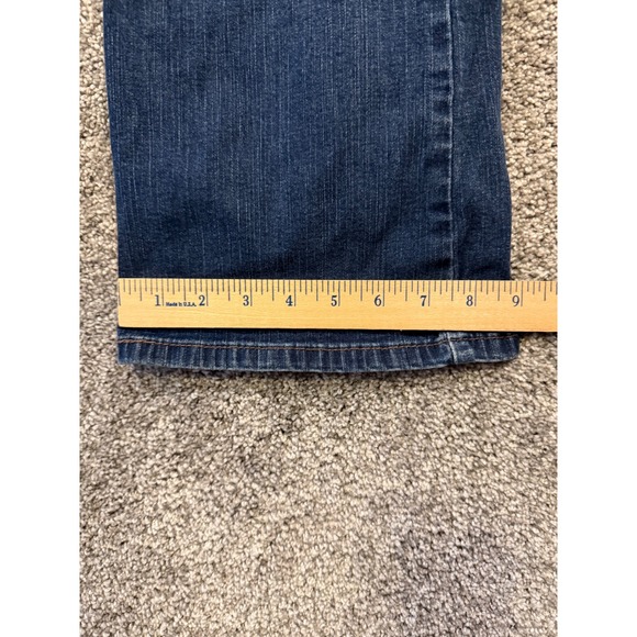 Levi's Perfectly Slimming 512 Boot Cut Jeans Dark Wash Women's Size 8 Medium - Picture 8 of 10